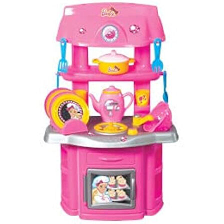 Barbie Şef Mutfak Set Renkli 3+