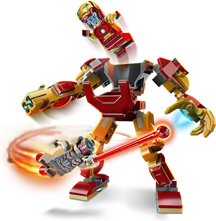 Lego Marvel Iron Man Robotu, Ultron’A Karşı 76307-6 Yaş Ve Üzeri Süper Kahraman Sevenler Için Yaratı