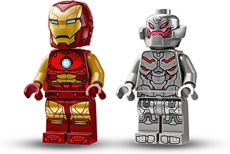 Lego Marvel Iron Man Robotu, Ultron’A Karşı 76307-6 Yaş Ve Üzeri Süper Kahraman Sevenler Için Yaratı