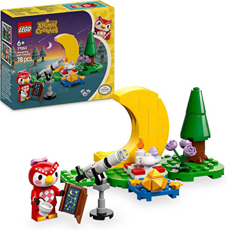 Lego Animal Crossing Celeste Ile Yıldız Gözlemleme 77053, 6 Yaş Ve Üzeri Astronomi Meraklısı Kız Ve 