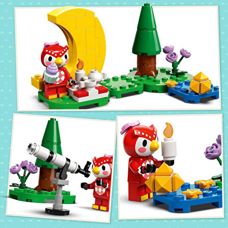 Lego Animal Crossing Celeste Ile Yıldız Gözlemleme 77053, 6 Yaş Ve Üzeri Astronomi Meraklısı Kız Ve 