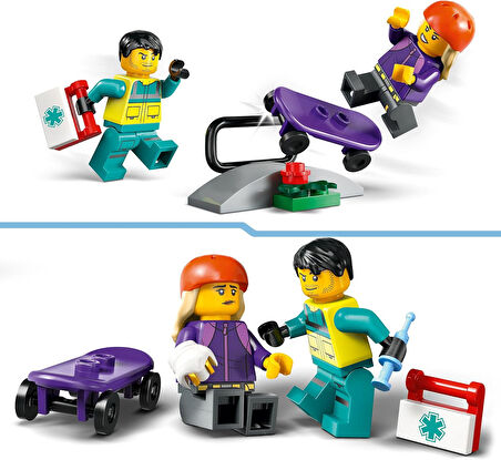 Lego City Acil Yardım Ambulansı 60451 - Model Araç Seven 5 Yaş Üzeri Çocuklar Için Yaratıcı Oyuncak 