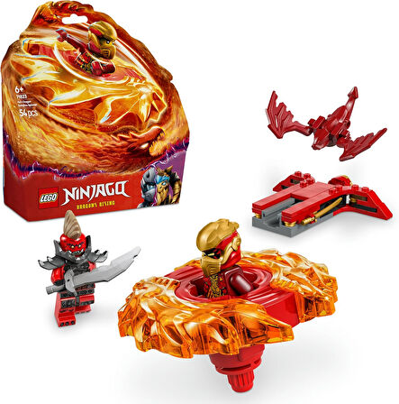 Lego Ninjago Kai’Nin Ejderha Spinjitzu Topacı 71823-6 Yaş Ve Üzeri Çocuklar Için 2 Ninja Minifigürü 