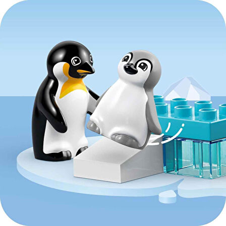 Lego Duplo Town Vahşi Hayvan Aileleri: Penguenler Ve Aslanlar 10442-2 Yaş Ve Üzeri Çocuklar Için Eği