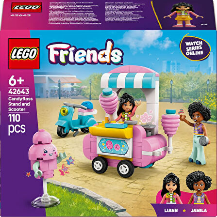 Lego Friends Pamuk Şeker Standı Ve Scooter 42643-6 Yaş Ve Üzeri Kız Ve Erkek Çocukları Için Mini Beb