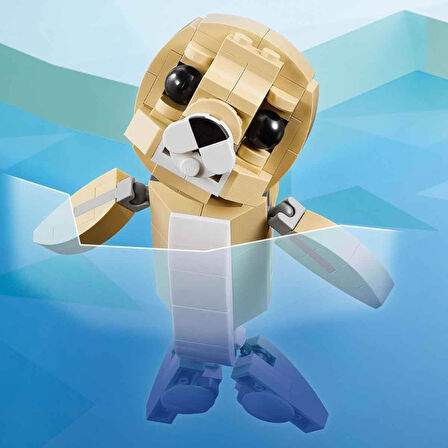 Lego Creator 3’Ü 1 Arada Sevimli Tavşan 31162-8 Yaş Ve Üzeri Çocuklar Için Lama Ve Fok Figürüne Dönü