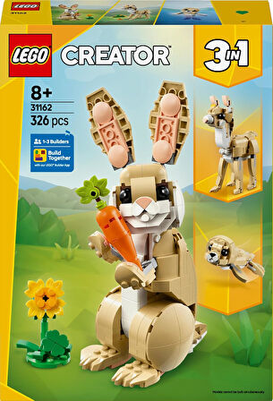 Lego Creator 3’Ü 1 Arada Sevimli Tavşan 31162-8 Yaş Ve Üzeri Çocuklar Için Lama Ve Fok Figürüne Dönü