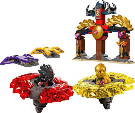 Lego Ninjago Ejderha Spinjitzu Savaş Paketi 71826-6 Yaş Ve Üzeri Çocuklar Için 2 Ninja Minifigürü İç