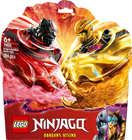 Lego Ninjago Ejderha Spinjitzu Savaş Paketi 71826-6 Yaş Ve Üzeri Çocuklar Için 2 Ninja Minifigürü İç