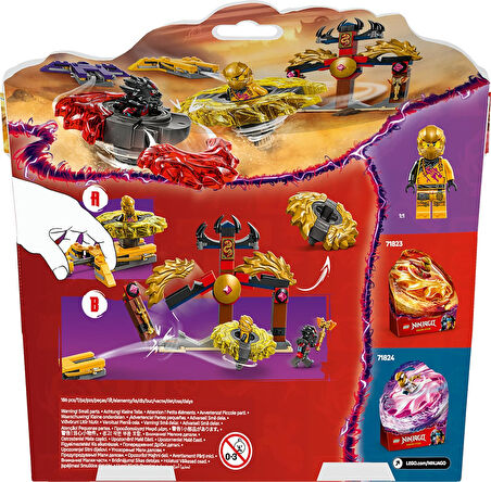 Lego Ninjago Ejderha Spinjitzu Savaş Paketi 71826-6 Yaş Ve Üzeri Çocuklar Için 2 Ninja Minifigürü İç