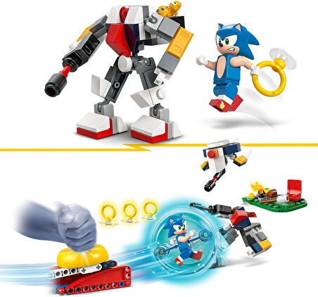Lego Sonic The Hedgehog: Sonic’In Kamp Ateşi Çarpışması 77001, 7 Yaş Ve Üzeri Kız Ve Erkek Çocukları