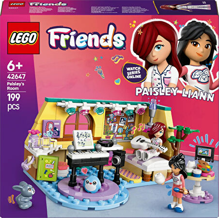 Lego Friends Paisley’Nin Odası 42647-6 Yaş Ve Üzeri Kız Ve Erkek Çocukları Için Mini Bebek İçeren Ya