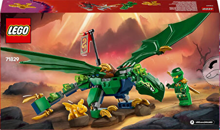 Lego Ninjago Lloyd’Un Yeşil Orman Ejderhası 71829-6 Yaş Ve Üzeri Çocuklar Için 2 Minifigürlü Yaratıc