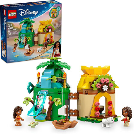 Lego ǀ Disney Princess Moana’Nın Ada Eğlencesi 43260, 5 Yaş Ve Üzeri Kız Ve Erkek Çocukları İçin Yar