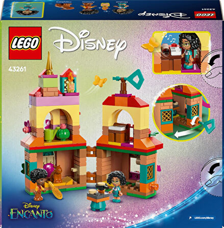 Lego ǀ Disney Mini Enkanto Evi 43261-5 Yaş Ve Üzeri Prenses Seven Kız Ve Erkek Çocuklar Için Yaratıc
