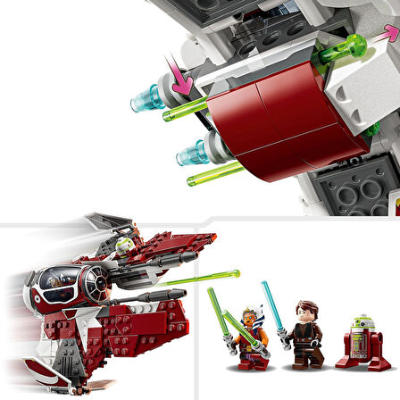 Lego Star Wars: Klon Savaşları Ahsoka’Nın Jedi Interceptor’I 75401-8 Yaş Ve Üzeri Kız Ve Erkek Çocuk