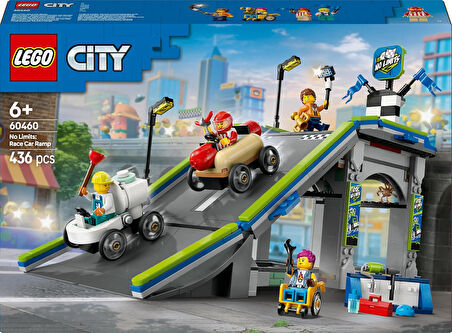 Lego City Senin Kuralların: Yarış Arabası Rampa Parçası 60460-6 Yaş Ve Üzeri Çocuklar Için Sürücü Mi