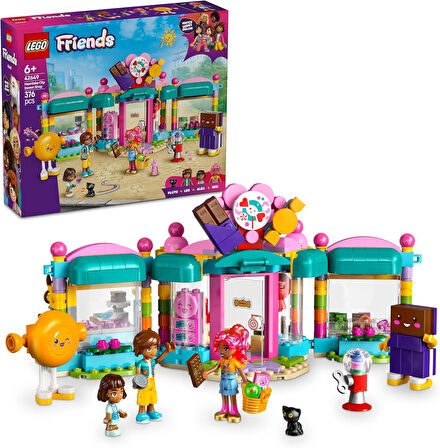 Lego Friends Heartlake City Şekerci Dükkanı 42649-6 Yaş Ve Üzeri Kız Ve Erkek Çocukları Için Mini Be