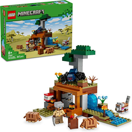 Lego Minecraft Armadillo Maden Keşfi 21269 – 8 Yaş Ve Üzeri Erkek Ve Kız Çocuklar Için Mağara Örümce