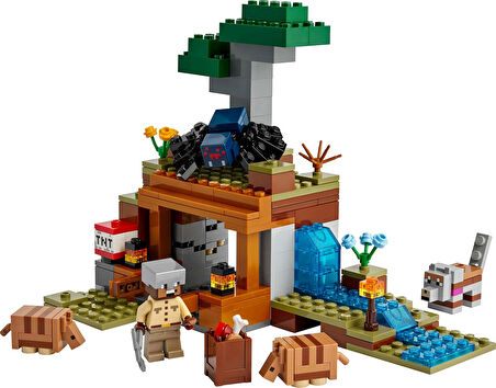Lego Minecraft Armadillo Maden Keşfi 21269 – 8 Yaş Ve Üzeri Erkek Ve Kız Çocuklar Için Mağara Örümce