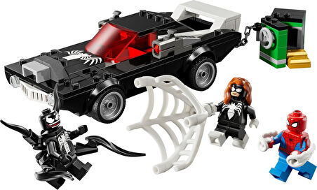 Lego Marvel Örümcek Adam, Venom Arabasına Karşı 76309-7 Yaş Ve Üzeri Çocuklar Için Araç Ve Minifigür