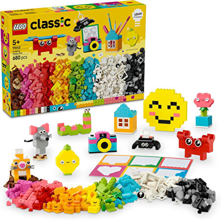 Lego Classic Yaratıcı Mutlu Kutu 11042-5 Yaş Ve Üzeri Çocuklar İçin Yaratıcı Ve Eğlenceli Oyuncak Ya