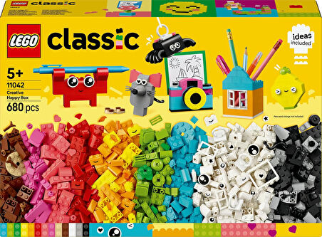 Lego Classic Yaratıcı Mutlu Kutu 11042-5 Yaş Ve Üzeri Çocuklar İçin Yaratıcı Ve Eğlenceli Oyuncak Ya
