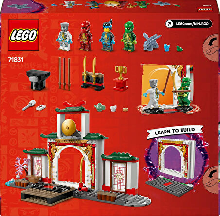 Lego Ninjago Ninja Spinjitzu Tapınağı 71831-4 Yaş Ve Üzeri Çocuklar Için 4 Minifigürle Ejderha Model
