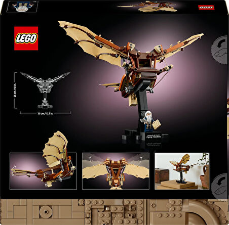 Lego Icons Leonardo Da Vinci’Nin Uçan Makinesi 10363 – Tarih Ve Havacılık Meraklısı Yetişkinlere Öze