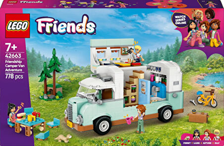 Lego Friends Arkadaşlık Karavan Macerası 42663-7 Yaş Ve Üzeri Kız Ve Erkek Çocukları Için Mini Bebek