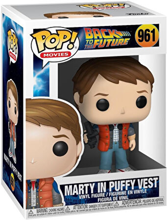 Funko 48705 Pop Figür - Movies: Back To The Future - Marty In Puffy Vest, Karışık