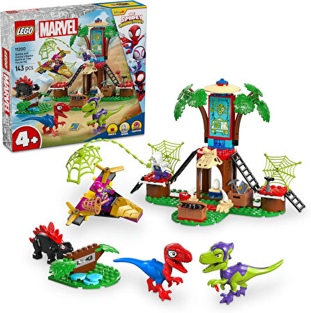 Lego Marvel Spidey Ve İnanılmaz Arkadaşları Ağaç Ev Karargahında Spidey Ve Gobby'Nin Raptor Savaşı 1