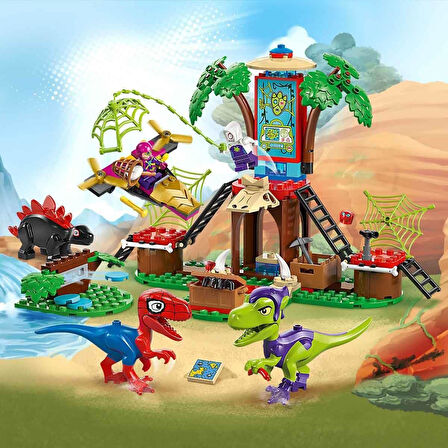 Lego Marvel Spidey Ve İnanılmaz Arkadaşları Ağaç Ev Karargahında Spidey Ve Gobby'Nin Raptor Savaşı 1