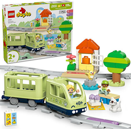 Lego Duplo Town İnteraktif Macera Treni 10427-2 Yaş Ve Üzeri Çocuklar Için Işık Ve Seslerle Rol Yapm