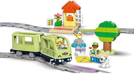 Lego Duplo Town İnteraktif Macera Treni 10427-2 Yaş Ve Üzeri Çocuklar Için Işık Ve Seslerle Rol Yapm
