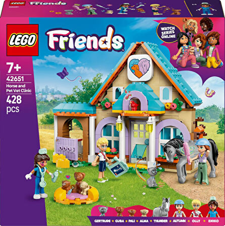 Lego Friends At Ve Evcil Hayvan Veteriner Kliniği 42651-7 Yaş Ve Üzeri Kız Ve Erkek Çocuklar Için Mi