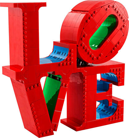 Lego Art Love Yapım Seti 31214 – Yetişkinler Için Ofis Veya Ev Hediyesi Olabilecek Robert Indiana He