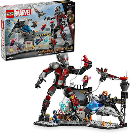 Lego Marvel Kaptan Amerika: Kahramanların Savaşı Aksiyon Savaşı 76314-10 Yaş Ve Üzeri Çocuklar İçin 