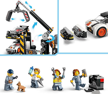 Lego City Hurdalık Ve Arabalar 60472-7 Yaş Ve Üzeri Çocuklar Için Yaratıcı Oyuncak Yapım Seti, Doğum