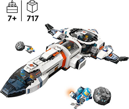 Lego City Modüler Galaktik Uzay Gemisi 60446-7 Yaş Ve Üzeri Çocuklar Için Astronot Ve Uzaylı Minifig