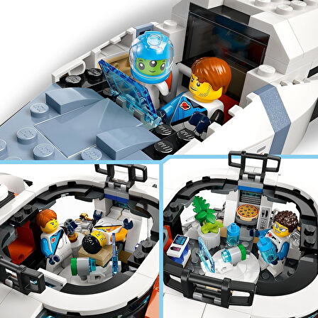 Lego City Modüler Galaktik Uzay Gemisi 60446-7 Yaş Ve Üzeri Çocuklar Için Astronot Ve Uzaylı Minifig