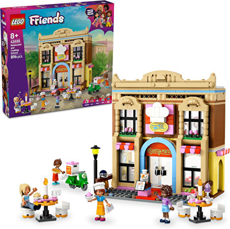 Lego Friends Restoran Ve Aşçılık Okulu 42655-8 Yaş Ve Üzeri Erkek Ve Kız Çocukları Için Mini Bebek İ