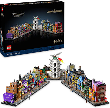 Lego Harry Potter Diagon Yolu Büyücü Mağazaları 76444 - Yetişkinler Için Koleksiyonluk Yaratıcı Ve K