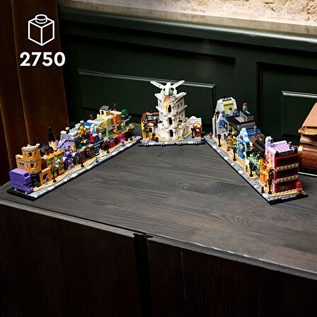 Lego Harry Potter Diagon Yolu Büyücü Mağazaları 76444 - Yetişkinler Için Koleksiyonluk Yaratıcı Ve K