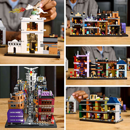 Lego Harry Potter Diagon Yolu Büyücü Mağazaları 76444 - Yetişkinler Için Koleksiyonluk Yaratıcı Ve K