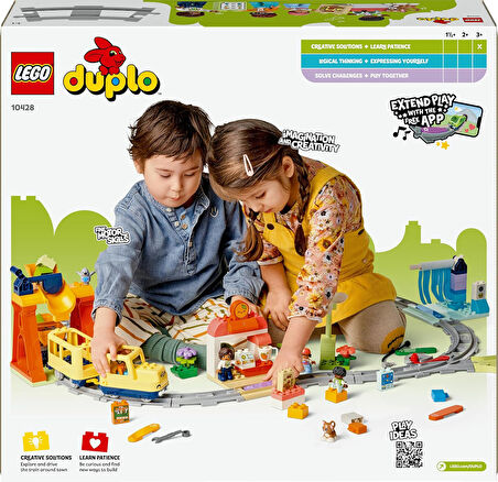 Lego Duplo Town Büyük İnteraktif Mahalle Treni 10428 – 3 Yaş Ve Üzeri Çocuklara Özel Işıklı, Sesli V