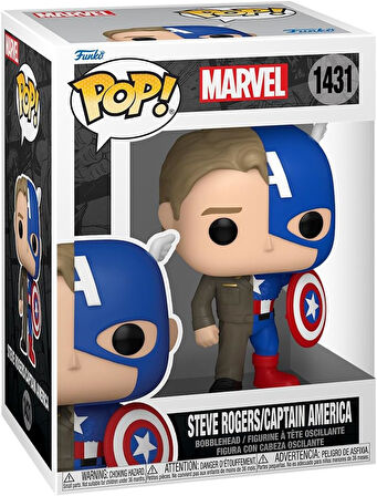Funko Pop! Marvel: Split - Kaptan Amerika/Steve Rogers