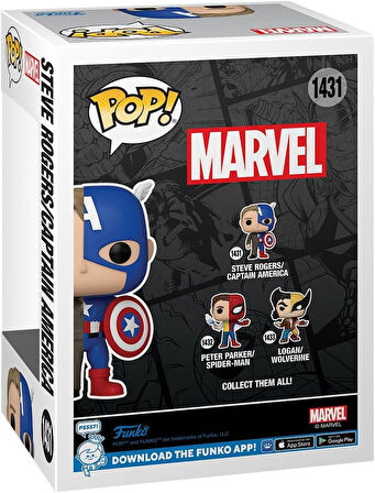 Funko Pop! Marvel: Split - Kaptan Amerika/Steve Rogers