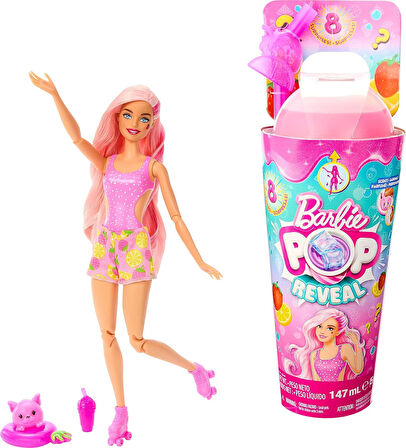 Barbie Pop Reveal Bebek Meyve Serisi Çilekli Limonatalı, 3 Yaş Ve Üzeri