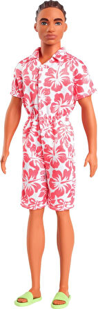 Barbie® Yakışıklı Ken Bebekler (Fashionistas) - Pembe Beyaz Takımlı, 3Y+, Hyt99